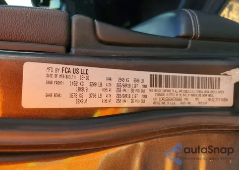 2017 Jeep Grand Cherokee Limited z USA, uszkodzony, nr VIN 1C4RJEBG3HC765869